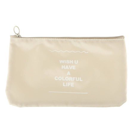 Organizery do walizki zestaw podróżny 8 sztuk akcesoria do przechowywania ubrań torby wodoodporne kosmetyczka worek na buty beżowe