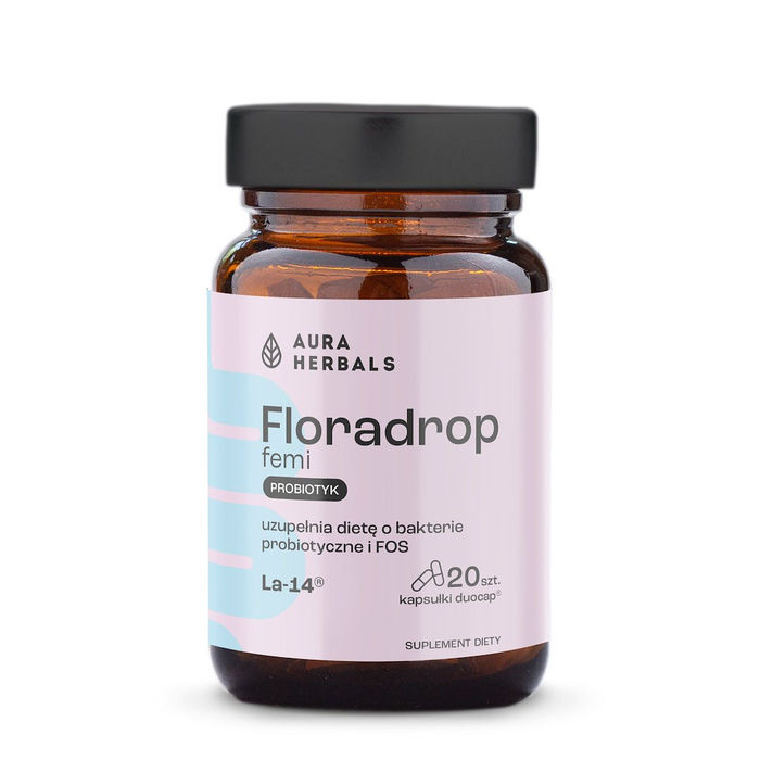 Floradrop femi, probiotyk, kapsułki 20 szt.
