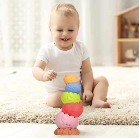 Edukacyjna piramidka sensoryczna , bez dziurki Tullo