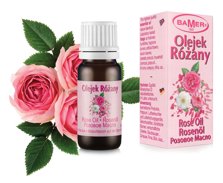Olejek różany eteryczny jak naturalny